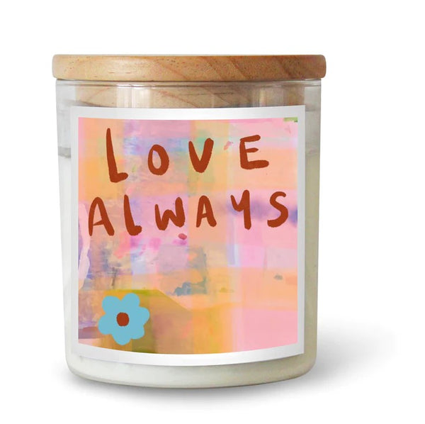 'Love Always - Kate Eliza' | Soul Candle by The Commonfolk Collective. Australian Art Prints and Homewares. Green Door Decor. www.greendoordecor.com.au
