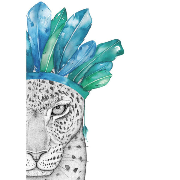 Luca the Leopard with Feather Crown (Limited Edition)