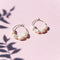 Mini Pearl - Gold Hoop Earrings by Kingston Jewellery. Australian Art Prints and Homewares. Green Door Decor. www.greendoordecor.com.au
