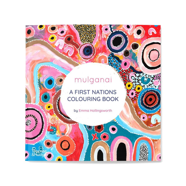 Mulganai | A First Nations Colouring Book by Emma Hollingsworth. Australian Art Prints and Homewares. Green Door Decor. www.greendoordecor.com.au