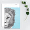 Leo the Lion Notebook by Dots by Donna. Australian Art Prints and Homewares. Green Door Decor. www.greendoordecor.com.au