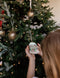 Snow Globe | Fine Enamel Christmas Ornament by Bespoke Letterpress. Australian Art Prints and Homewares. Green Door Decor. www.greendoordecor.com.au