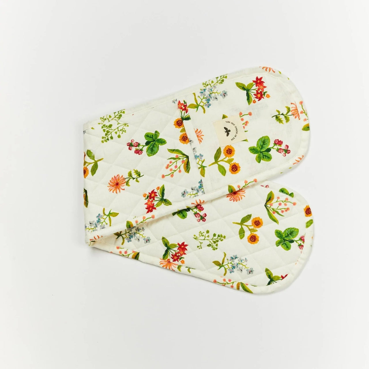 Oven Mitt | Petite Floral Multi by Bonnie and Neil. Australian Art Prints and Homewares. Green Door Decor. www.greendoordecor.com.au