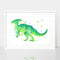 Framed - Pablo the Parasaurolophus Print by Earthdrawn Studio. Australian Art Prints and Homewares. Green Door Decor. www.greendoordecor.com.au