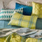 Patchway Linen Pillowcase Set | Splice Standard by Sage and Clare. Australian Art Prints and Homewares. Green Door Decor. www.greendoordecor.com.au