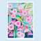 Pink Gum limited edition print, by Claire Ishino. Australian Art Prints. Green Door Decor. www.greendoordecor.com.au