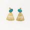 Poppy Earrings Blue by Middle Child Jewellery. Australian Art Prints and Homewares. Green Door Decor. www.greendoordecor.com.au
