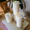 Ribbed Pillar Candle | Various Sizes by Pound and Penny. Australian Art Prints and Homewares. Green Door Decor. www.greendoordecor.com.au