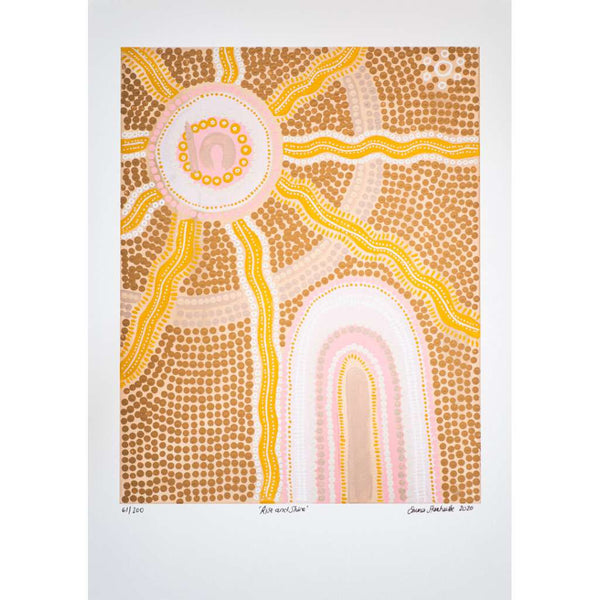 Rise and Shine Limited Edition Print by Emma Stenhouse. Australian Art Prints and Homewares. Green Door Decor. www.greendoordecor.com.au