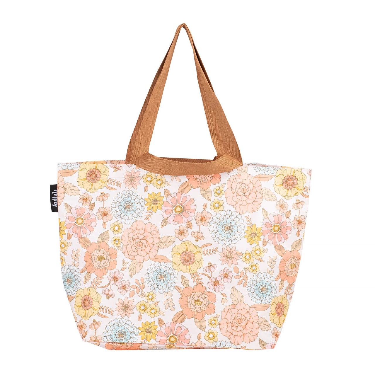 Shopper Tote | Pretty Blooms by Kollab. Australian Art Prints and Homewares. Green Door Decor. www.greendoordecor.com.au