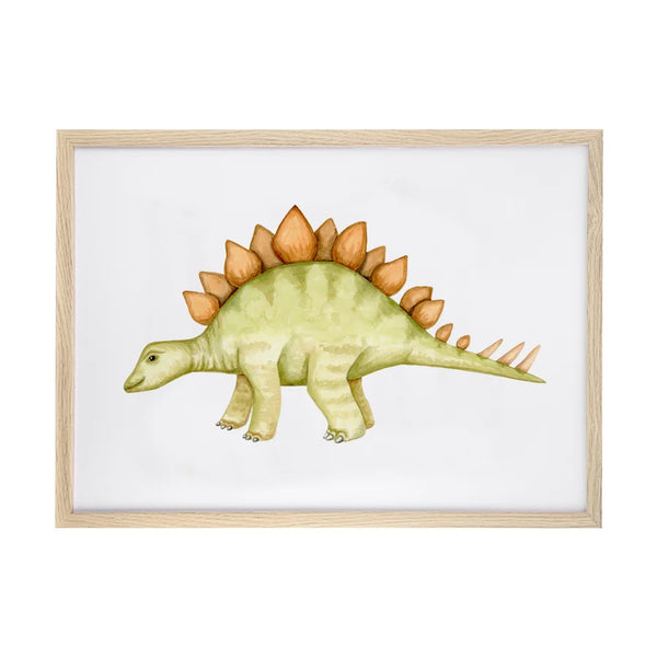 Stegosaurus print by Sailah Lane. Australian Art Prints and Homewares. Green Door Decor. www.greendoordecor.com.au