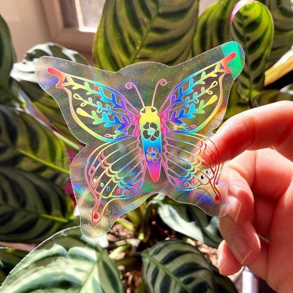 Suncatcher | Rainbow Butterfly by Missy Minzy. Australian Art Prints and Homewares. Green Door Decor. www.greendoordecor.com.au