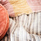Sundae Stripe Jumbo Blanket | Queen/King by Castle and Things. Australian Art Prints and Homewares. Green Door Decor. www.greendoordecor.com.au