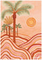 Sunset Skies Fine Art Print - unframed - by Karina Jambrak. Australian Art Prints. Green Door Decor. www.greendoordecor.com.au