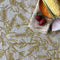 Table Cloth | Bottle Brush in Ochre | Tinker by Printink Studio. Australian Art Prints and Homewares. Green Door Decor. www.greendoordecor.com.au