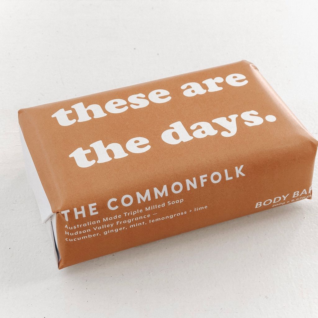 These are the Days Soap by The Commonfolk Collective. Australian Art Prints and Homewares. Green Door Decor. www.greendoordecor.com.au