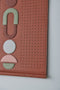 Geometric Wall Hanger Chocolate by Middle Child Jewellery. Australian Art Prints and Homewares. Green Door Decor. www.greendoordecor.com.au