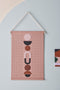 Geometric Wall Hanger Pink by Middle Child Jewellery. Australian Art Prints and Homewares. Green Door Decor. www.greendoordecor.com.au