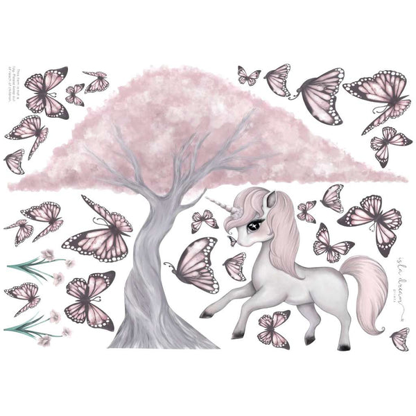 IDP Wall Decals - Rose & Cherry Blossom Tree