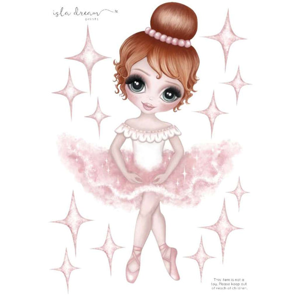 IDP FABRIC Wall Decals - Ruby the Ballerina