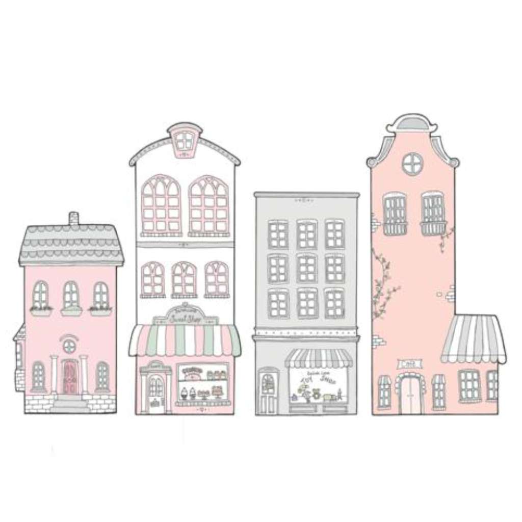SL Fabric Wall Stickers - Little Sailah Lane (Pink)