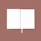 Waratah Linen Journal Lined by Typoflora. Australian Art Prints and Homewares. Green Door Decor. www.greendoordecor.com.au