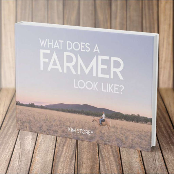 What Does A Farmer Look Like? Book by Kim Storey. Australian Art Prints and Homewares. Green Door Decor. www.greendoordecor.com.au