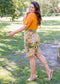 Whitney Midi Tube Skirt Leaf by Lou Lou Australia. Australian Art Prints and Homewares. Green Door Decor. www.greendoordecor.com.au