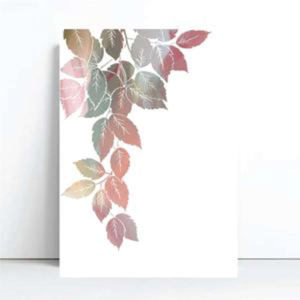 Falling Leaves Wildflower Print by Cassie Zaccardo Art. Australian Art Prints and Homewares. Green Door Decor. www.greendoordecor.com.au