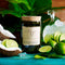 Coconut and Lime Candle by Mojo Candle Co. Australian Art Prints and Homewares. Green Door Decor. www.greendoordecor.com.au