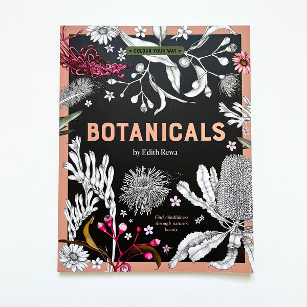 Botanicals by Edith Rewa Colouring Book. Australian Art Prints and Homewares. Green Door Decor. www.greendoordecor.com.au