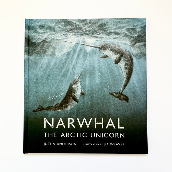 Narwhal: The Arctic Unicorn by Just Anderson. Australian Art Prints and Homewares. Green Door Decor. www.greendoordecor.com.au