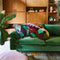 Brunetta Jacquard Cushion | Blue Bell by Sage and Clare. Australian Art Prints and Homewares. Green Door Decor. www.greendoordecor.com.au