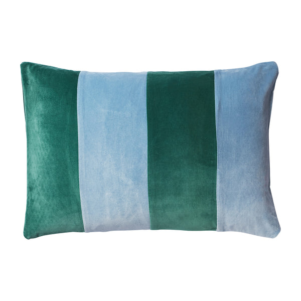 Evita Velvet Pillowcase | Blue Bell Standard by Sage and Clare. Australian Art Prints and Homewares. Green Door Decor. www.greendoordecor.com.au